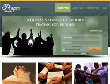 Tablet Screenshot of prayer-buddies.com
